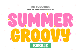 Summer Groovy Font: Retro Vibes for Your Design Projects