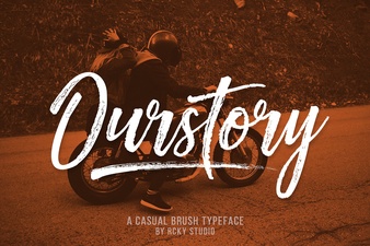 Ourstory Font Duo for Creative Design Projects