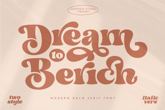 Dream to Berich Font: Creative Typography for Modern Projects